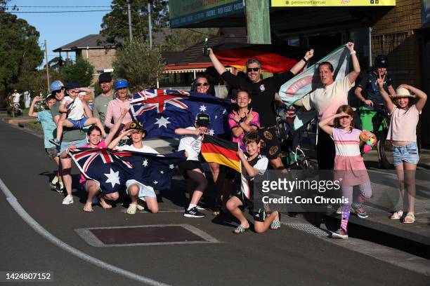Fans during the 95th UCI Road World Championships 2022 - Men Individual Time Trial a 34,2km individual time trial race from Wollongong to Wollongong...