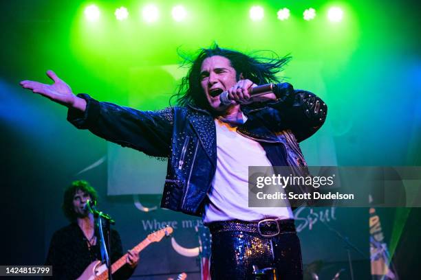 Actor/musician Corey Feldman performs onstage at The Canyon on September 17, 2022 in Agoura Hills, California.