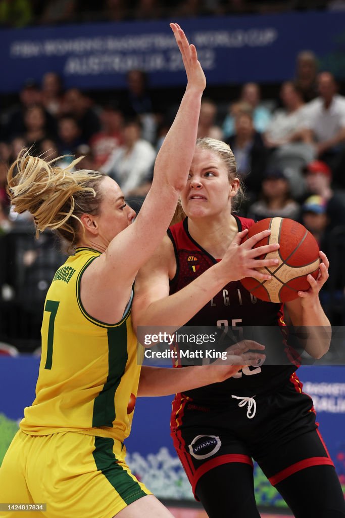 FIBA Women's Basketball World Cup Test Event - Australia v Belgium