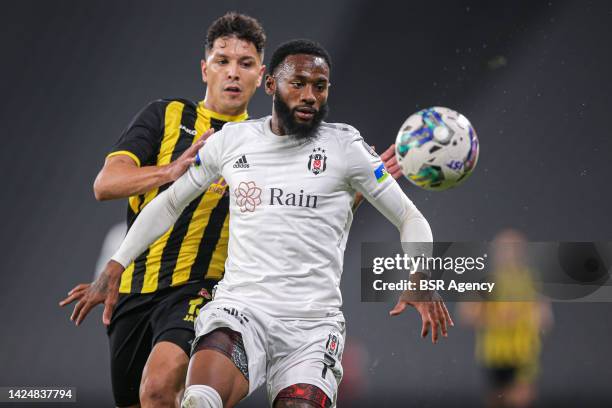 Georges Kevin NKoudou of Besiktas during the Turkish Superlig match between Istanbulspor and Besiktas at the Esenyurt Necmi Kadioglu Stadi on...