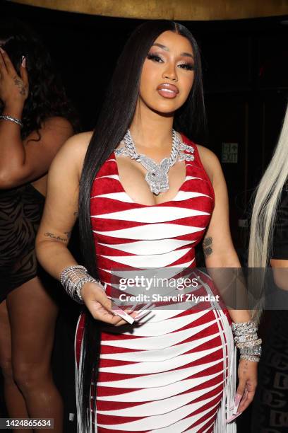Cardi B attends Cardi B Hosts Fashion Night Out on September 17, 2022 in New York City.
