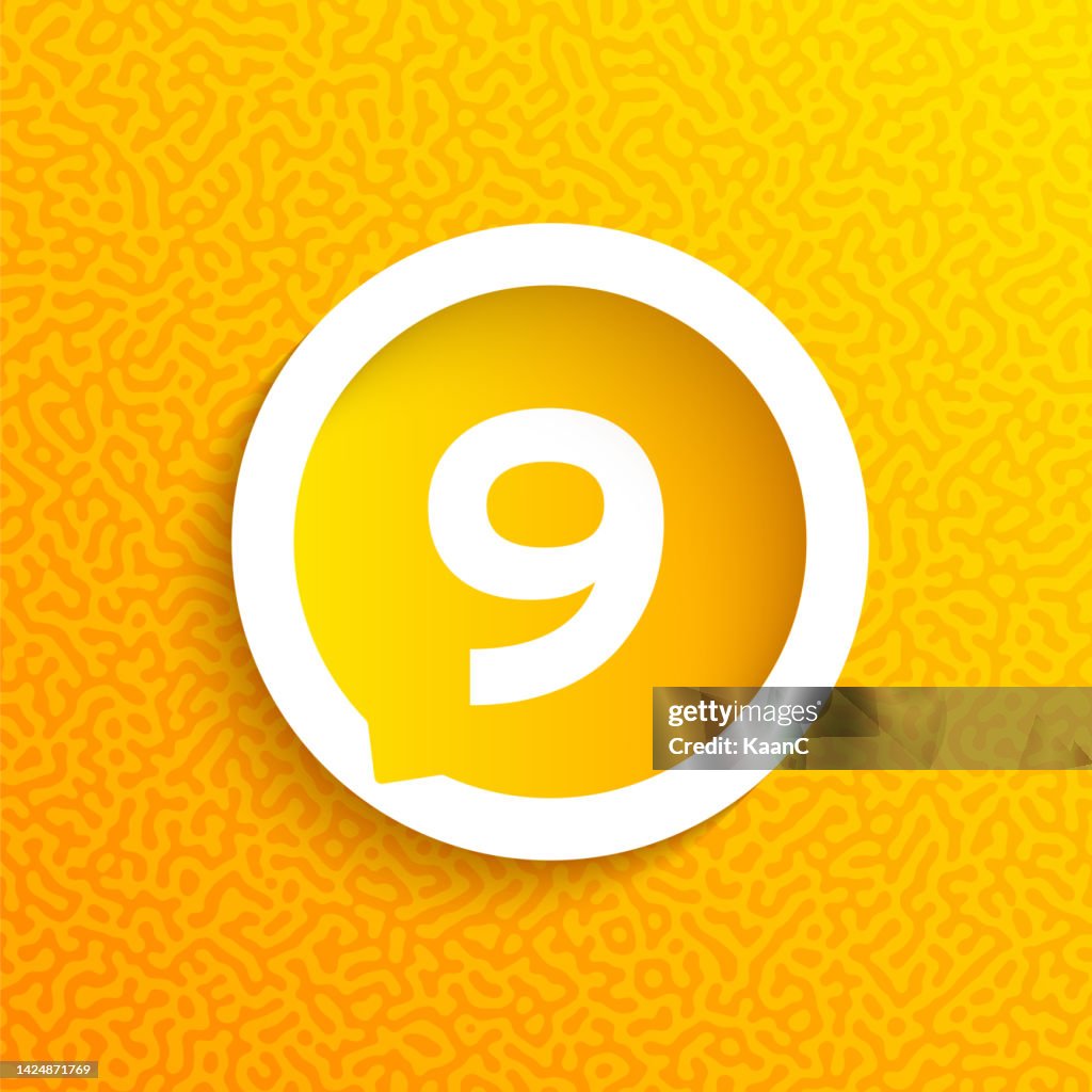Step Image Number Step Number Stock Illustration On Abstract Background Speech Bubble ...