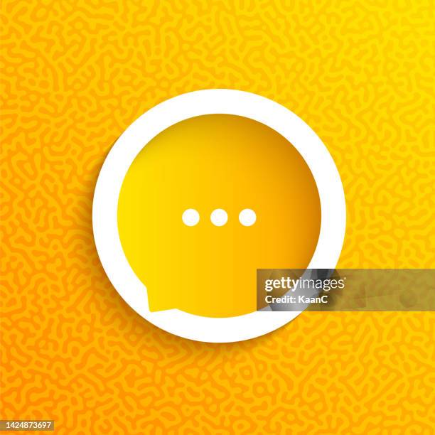 speech bubble stock illustration on abstract background, speech bubble line vector - 7 step process stock illustrations