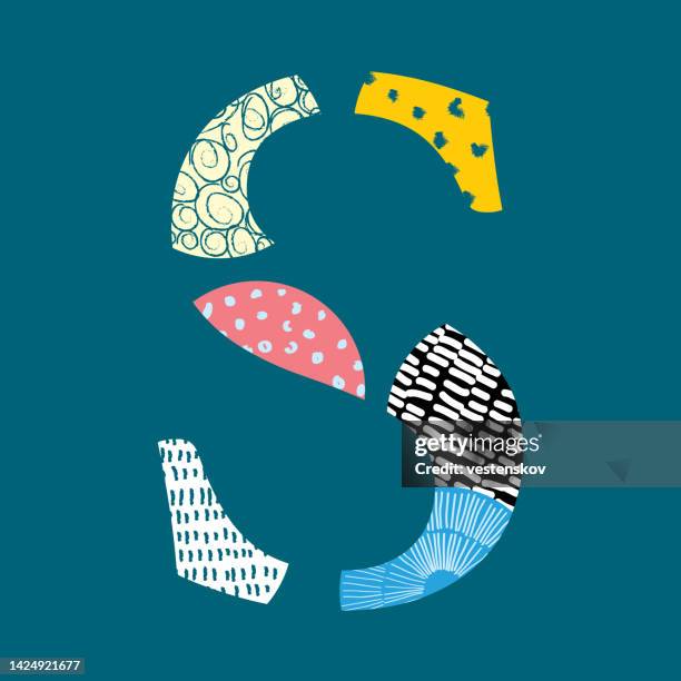 sketch drawing pattern doodle modern serif vector alphabets - serif fonts vector stock illustrations
