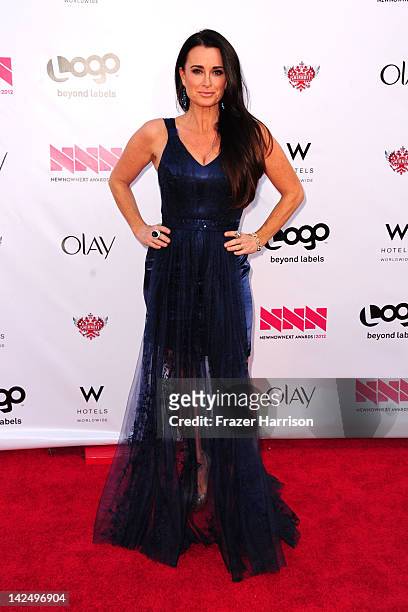 Television Personality Kyle Richards attends Logo's "NewNowNext Awards" 2012 at Avalon on April 5, 2012 in Hollywood, California.