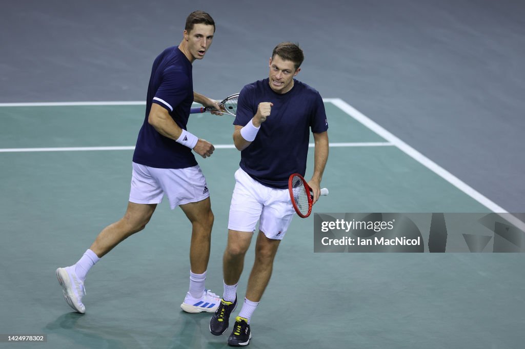 Great Britain v Kazakhstan - Davis Cup by Rakuten Group Stage 2022 Glasgow