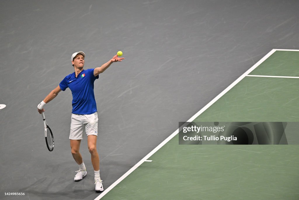 Italy v Sweden - Davis Cup by Rakuten Group Stage 2022 Bologna