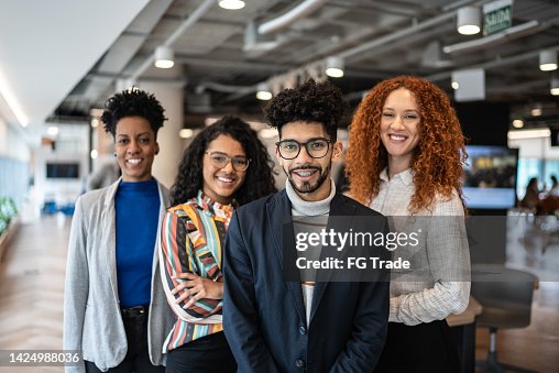 Portrait of business team in the office