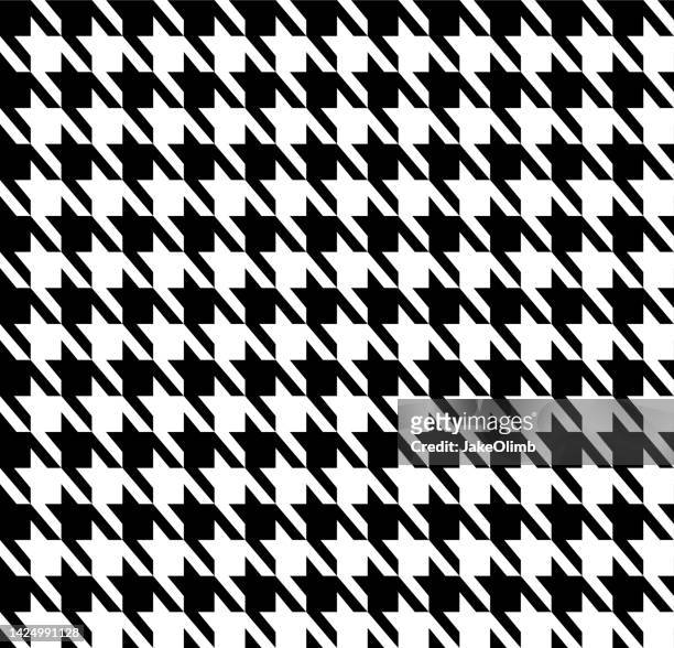 abstract pattern 8 houndstooth - tweed background stock illustrations