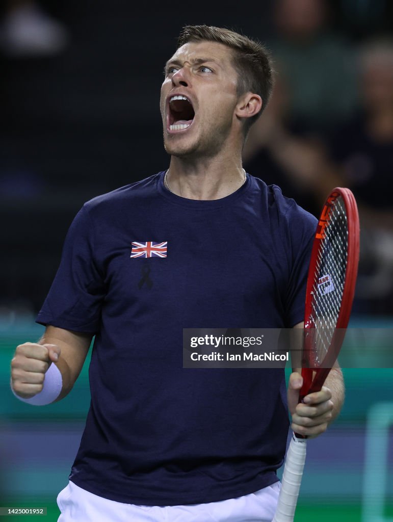 Great Britain v Kazakhstan - Davis Cup by Rakuten Group Stage 2022 Glasgow