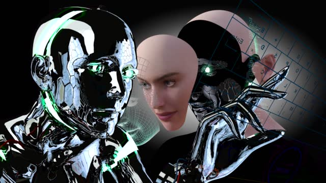 Interactive Cyborg Researches Robotic Identity