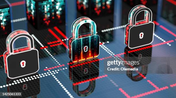 sistemi digitali di sicurezza in background e protezione dei dati - blockchain foto e immagini stock