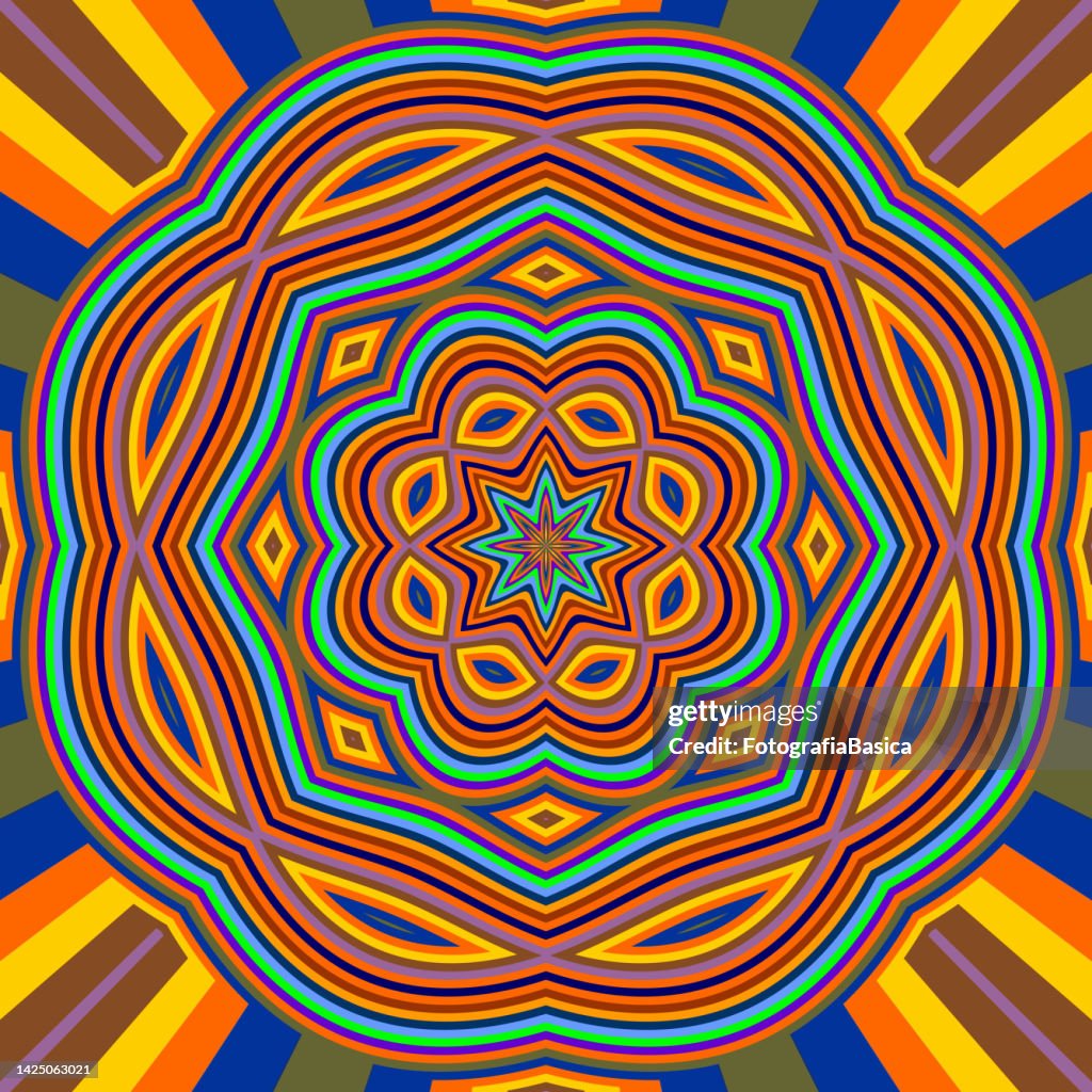 Mandala Pattern Multi Mandala Like Multi Colored Pattern High-Res Vector Graphic - Getty Images