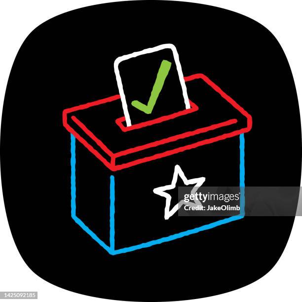 Ballot Box Line Art Photos and Premium High Res Pictures - Getty Images
