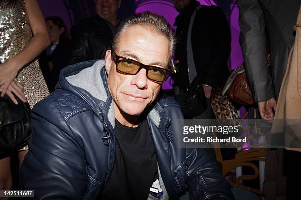 Jean-Claude Van Damme attends the Radio FG 20th Anniversary Celebration at Le Grand Palais on April 5, 2012 in Paris, France.