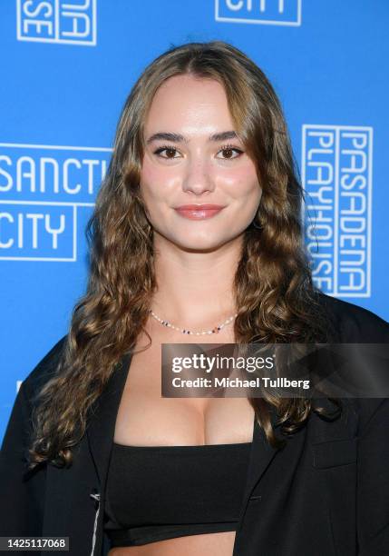 Johnny Sequoyah attends the opening night red carpet premiere of "Sanctuary City" at Pasadena Playhouse on September 18, 2022 in Pasadena, California.