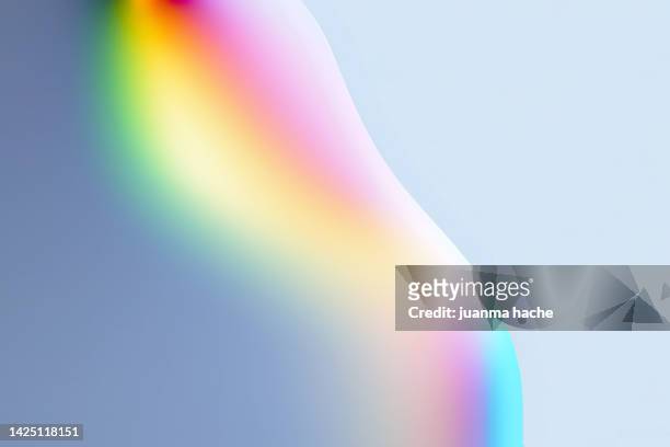 wavy abstract background for design of posters, flyers, banners, web and more - rainbow fotografías e imágenes de stock