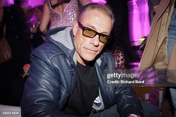 Jean-Claude Van Damme attends the Radio FG 20th Anniversary Celebration at Le Grand Palais on April 5, 2012 in Paris, France.