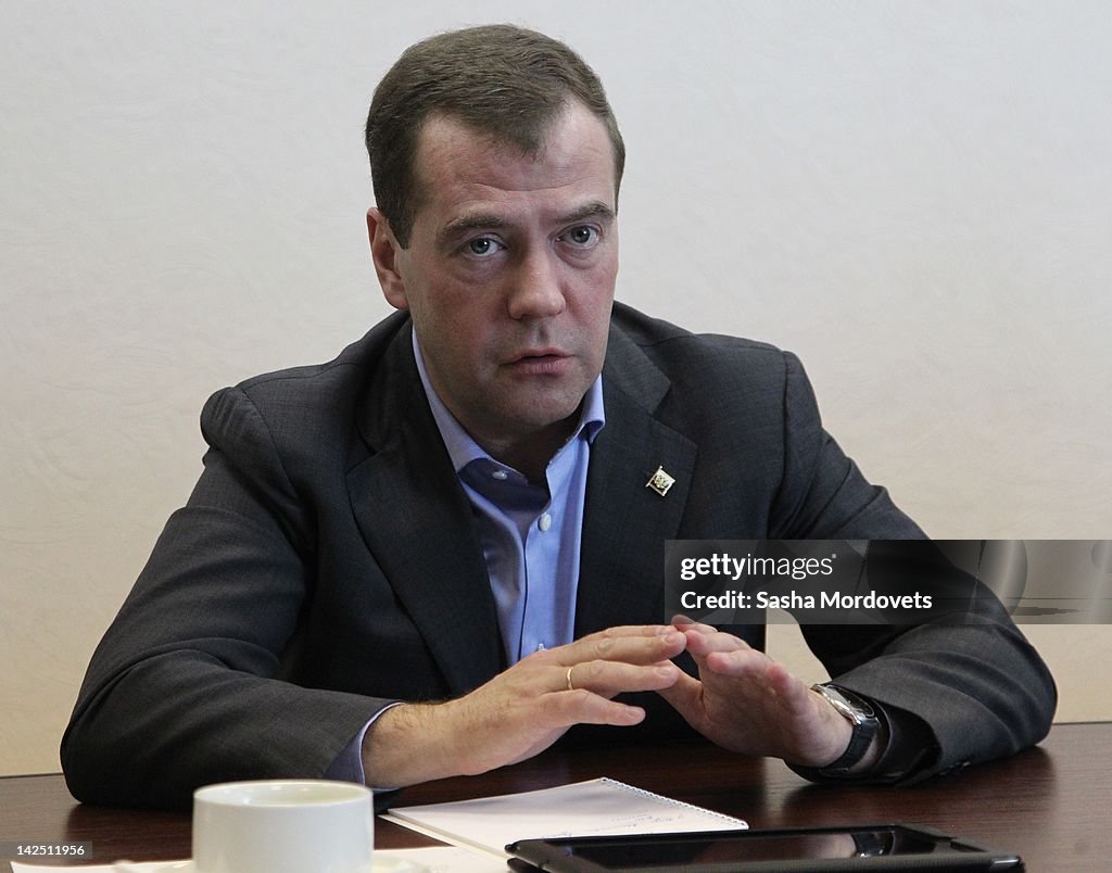 Medvedev Visits Kirovsk, Russia
