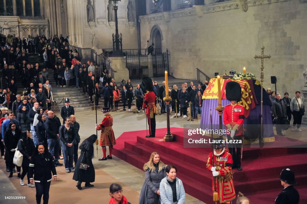 The Nation Prepares To Pay Their Final Respects To Queen Elizabeth II