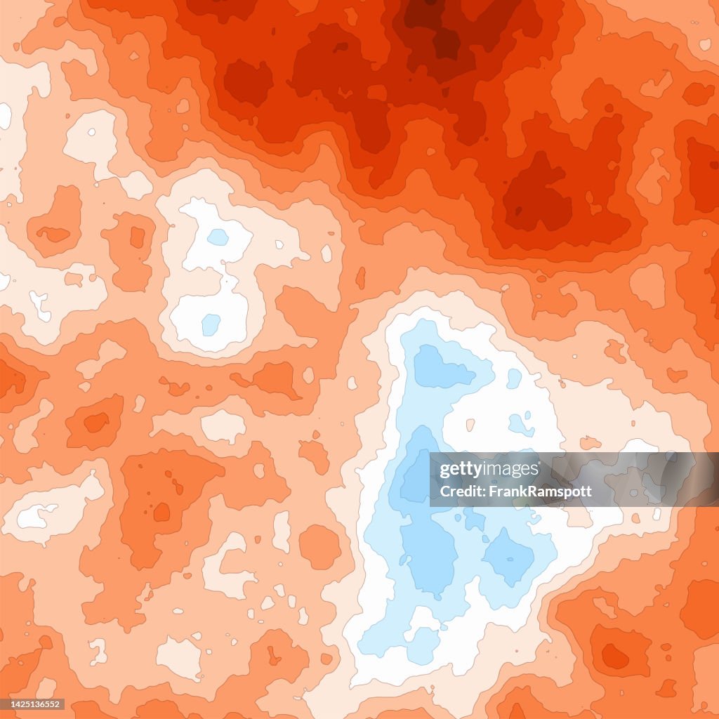 Cold Heat Pattern Generic Heat Cold Temperature Map Square 843 High-Res Vector Graphic ...
