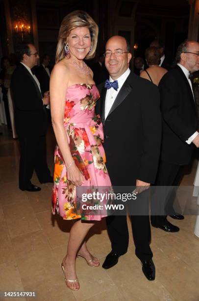 Jamee Gregory and Jeff Zucker attend the 2nd Annual Memorial Sloan-Kettering Cancer Center Spring Ball at the Plaza Hotel in New York City.