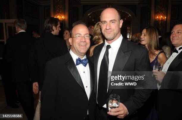 Jeff Zucker and actor Chris Meloni attend the 2nd Annual Memorial Sloan-Kettering Cancer Center Spring Ball at the Plaza Hotel in New York City.