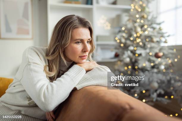 holiday depression - solitude stockfoto's en -beelden