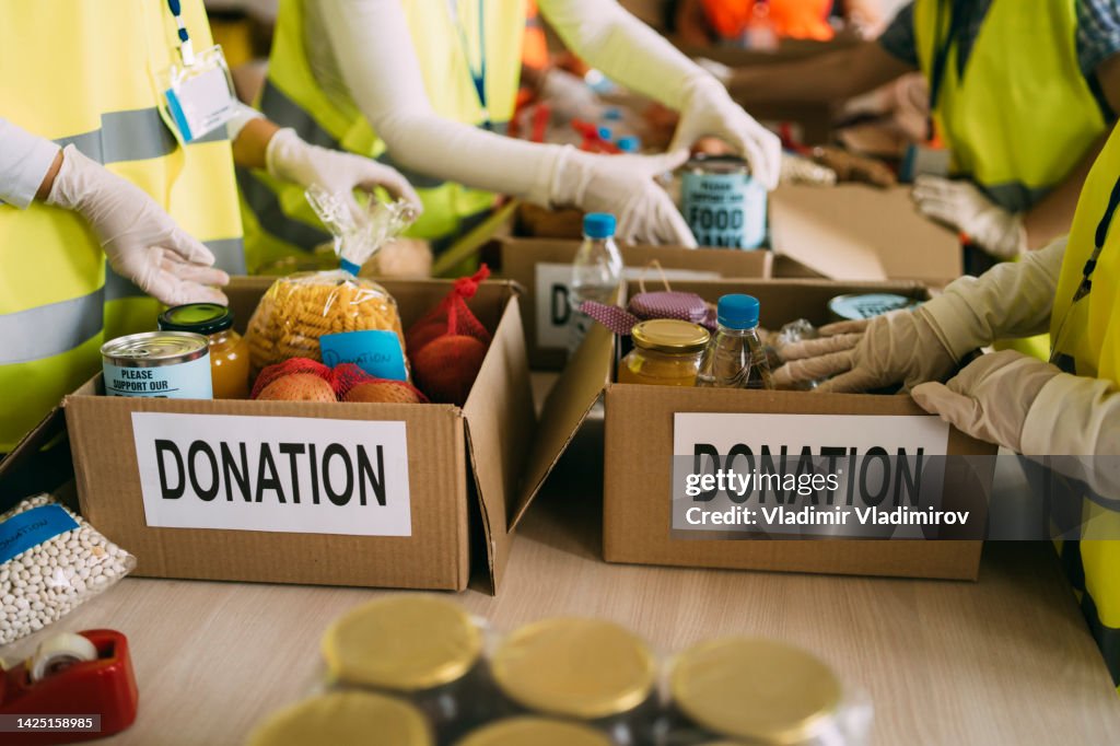 Spende für arme Menschen