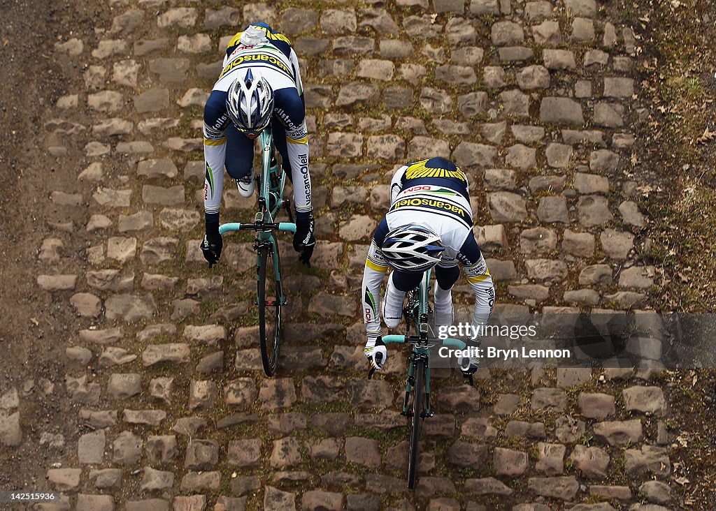 2012 Paris - Roubaix Cycle Race Training