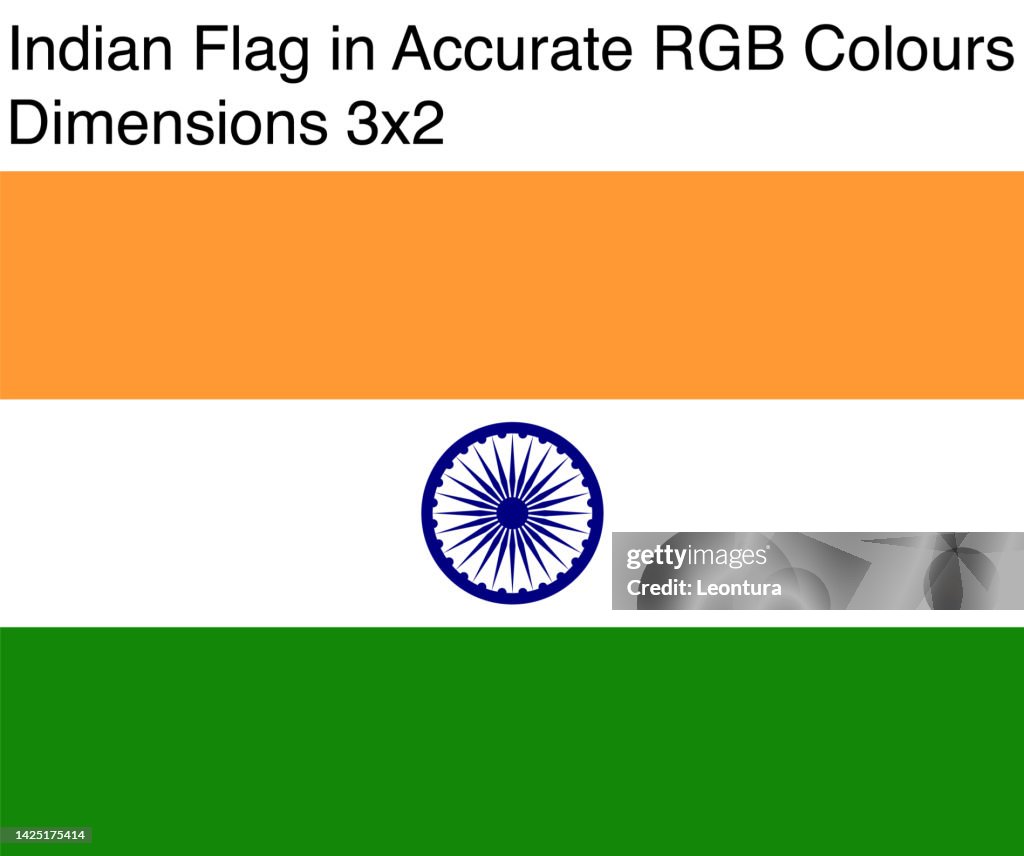 Indian Color Code Indian Flag In Accurate Rgb Colors High-Res Vector Graphic - Getty Images