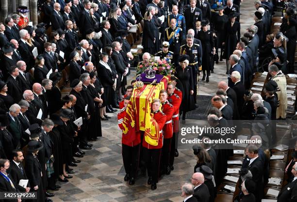 King Charles III, Camilla, Queen Consort, Anne, Princess Royal, Vice Admiral Sir Timothy Laurence, Prince Edward, Earl of Wessex, Sophie, Countess of...