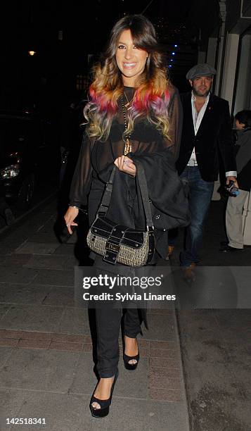 Gabriella Ellis sighting in May Fair Hotel on April 5, 2012 in London, England.