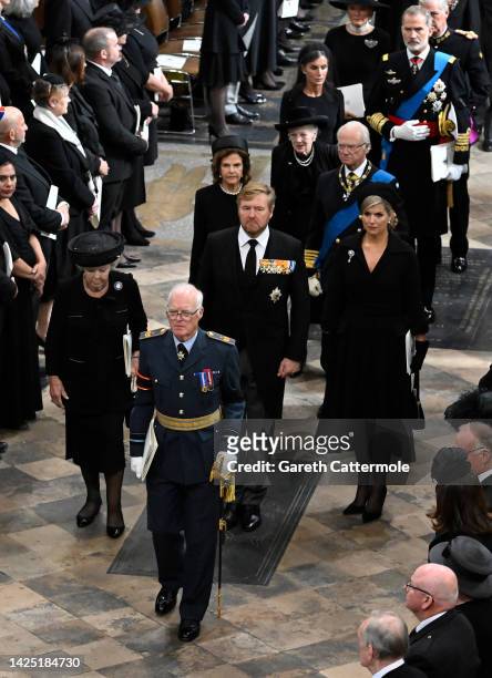 Beatrix of the Netherlands, King Willem-Alexander of the Netherlands, Queen Maxima of the Netherlands, Queen Silvia of Sweden, Carl XVI Gustaf, King...