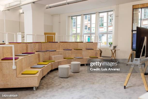 interior of a small conference room of the office - modern classroom stock pictures, royalty-free photos & images