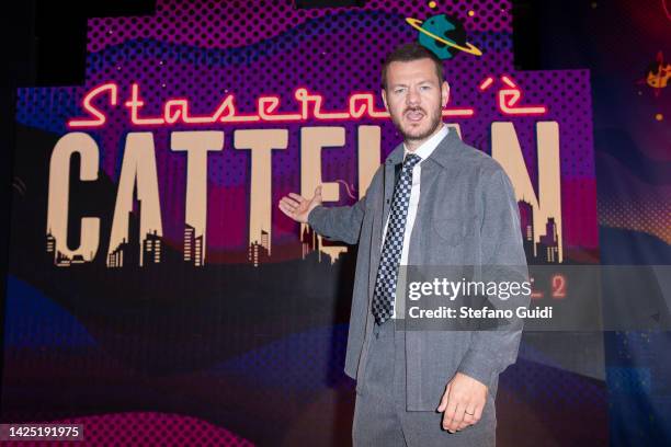 Alessandro Cattelan attends the "Stasera C'è Cattelan" TV show presentation at on September 19, 2022 in Turin, Italy.