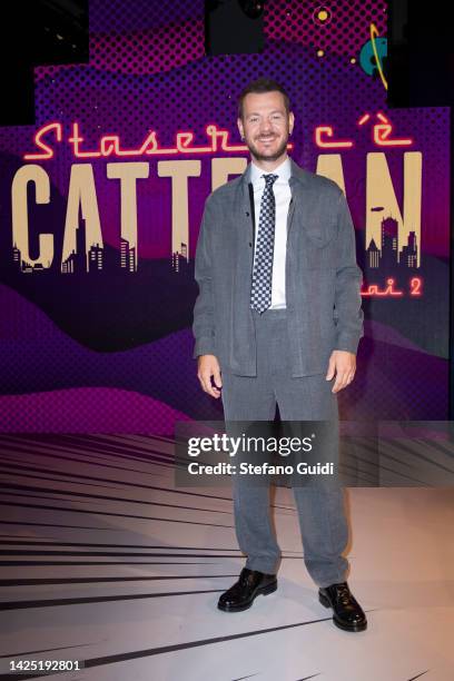 Alessandro Cattelan attends the "Stasera C'è Cattelan" TV show presentation at on September 19, 2022 in Turin, Italy.