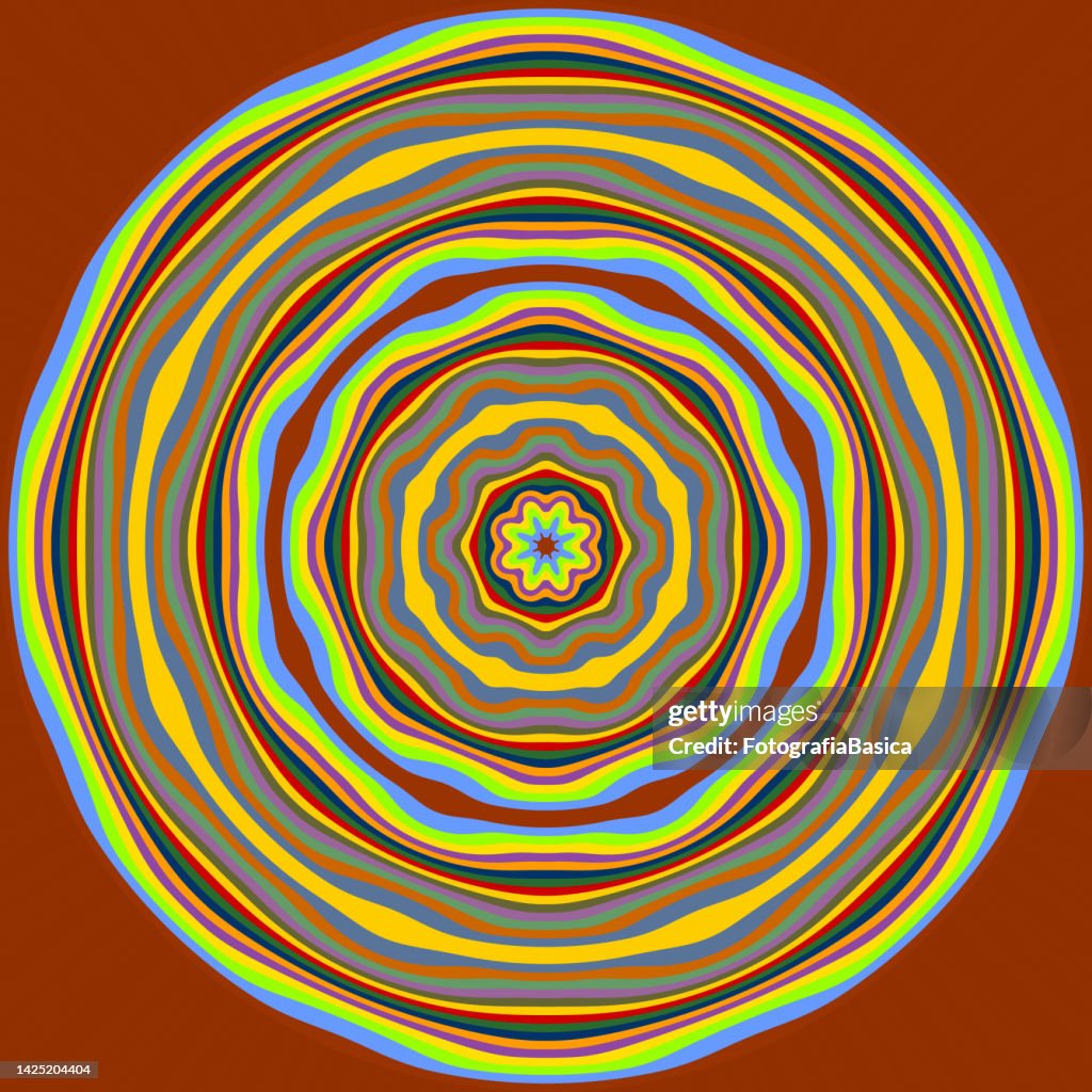 Overlapping Rounded Shapes Concentric Overlapping Round Shapes Pattern High-Res Vector Graphic ...