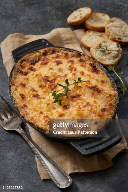 fisherman's pie with cheesy mashed potatoes - gratin stock pictures, royalty-free photos & images