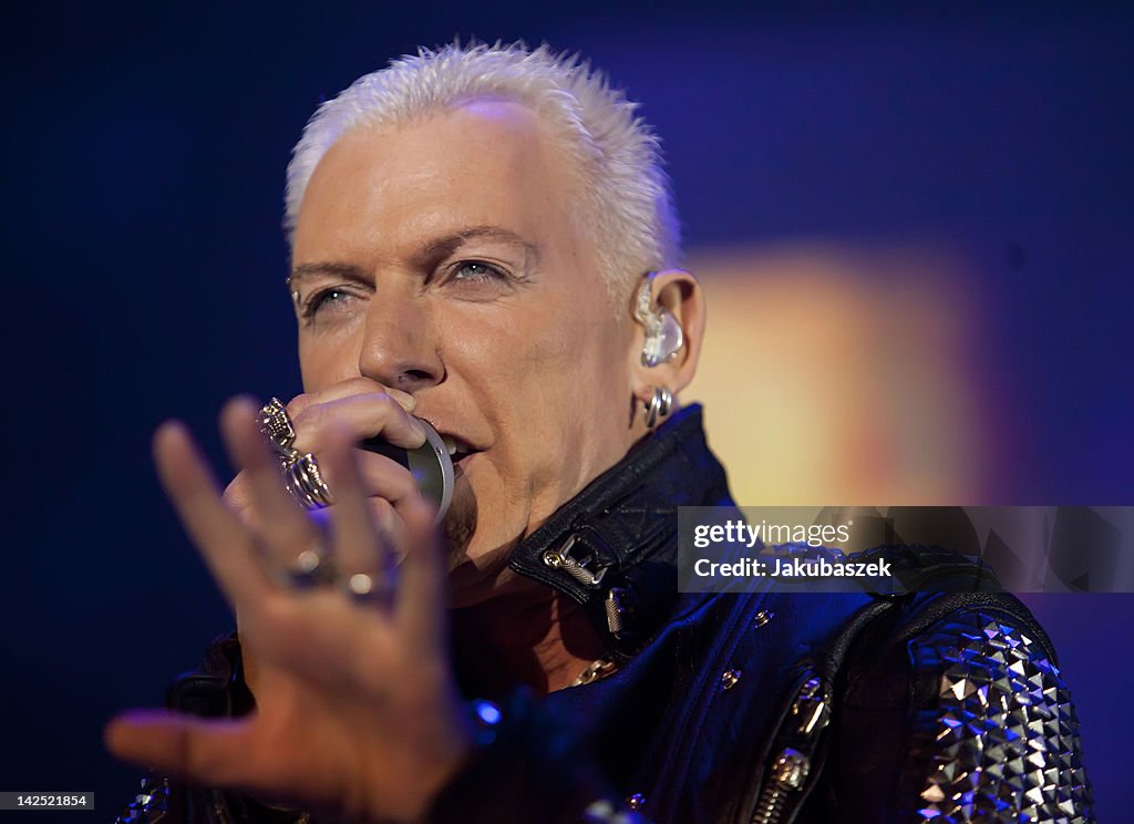 German Rapper Scooter German singer H.P. Baxxter of the German band Scooter performs live ...