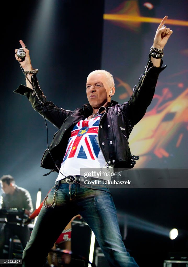 German Rapper Scooter German singer H.P. Baxxter of the German band Scooter performs live ...