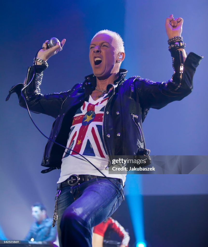 German Rapper Scooter German singer H.P. Baxxter of the German band Scooter performs live ...