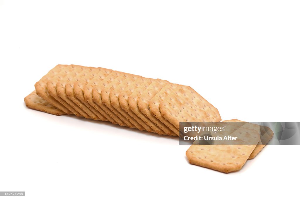 Crackers in a row