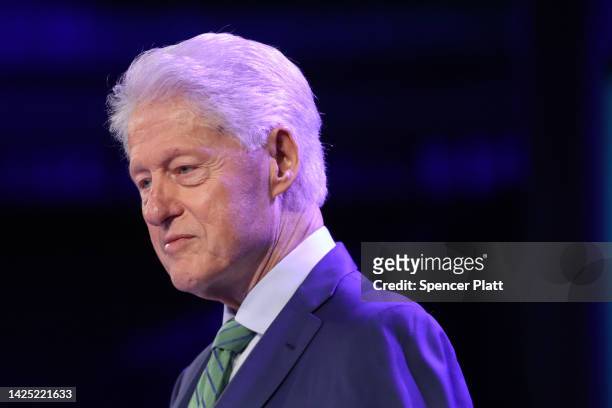 Former U.S. President Bill Clinton speaks at the opening of the Clinton Global Initiative , a meeting of international leaders that looks to help...