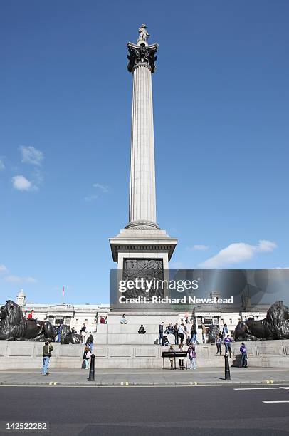 nelson's column - coluna de nelson - fotografias e filmes do acervo