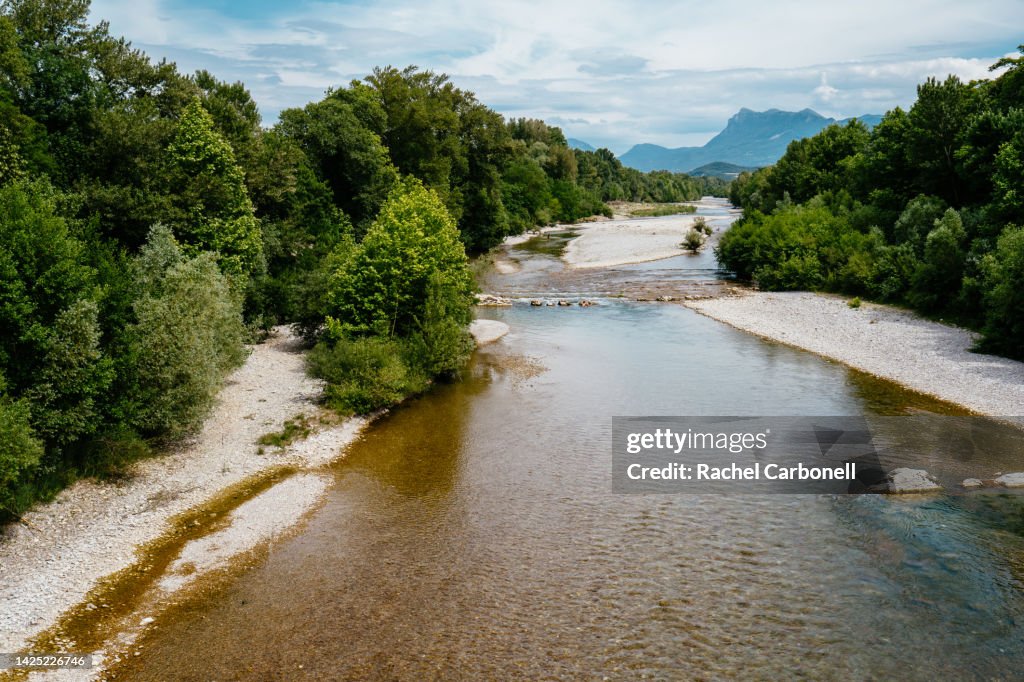 Drôme River at Crest.