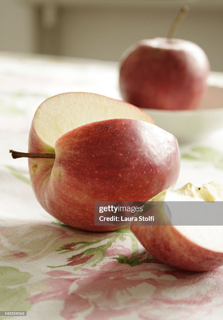 Sliced apple