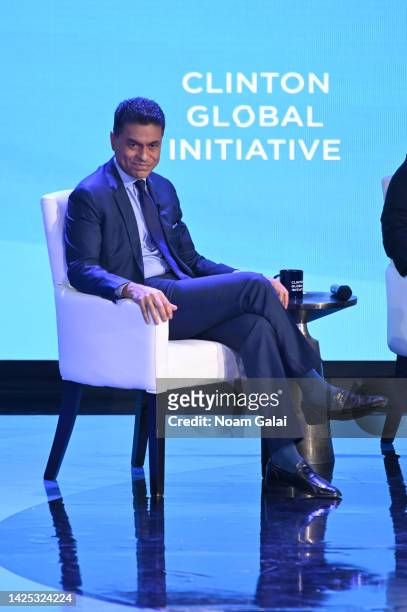 Fareed Zakaria speaks during the Clinton Global Initiative September 2022 Meeting at New York Hilton Midtown on September 19, 2022 in New York City.