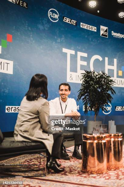 Panel Interview Stage Interview Stage Photos and Premium High Res Pictures - Getty Images