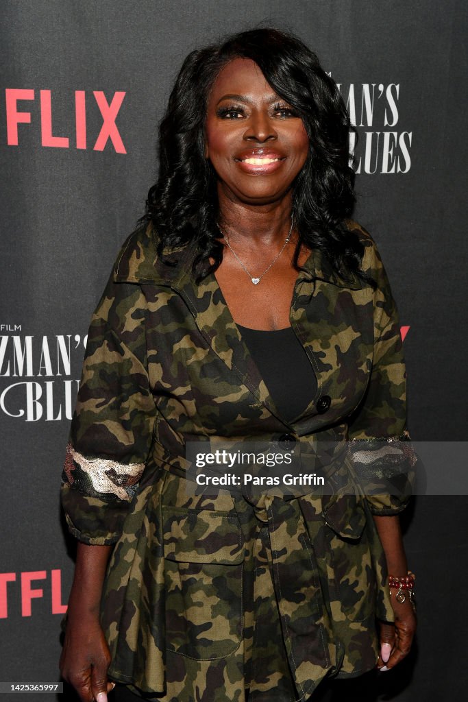 Angie Perry Angie Stone attends a special Atlanta screening of A JAZZMAN'S BLUES ...